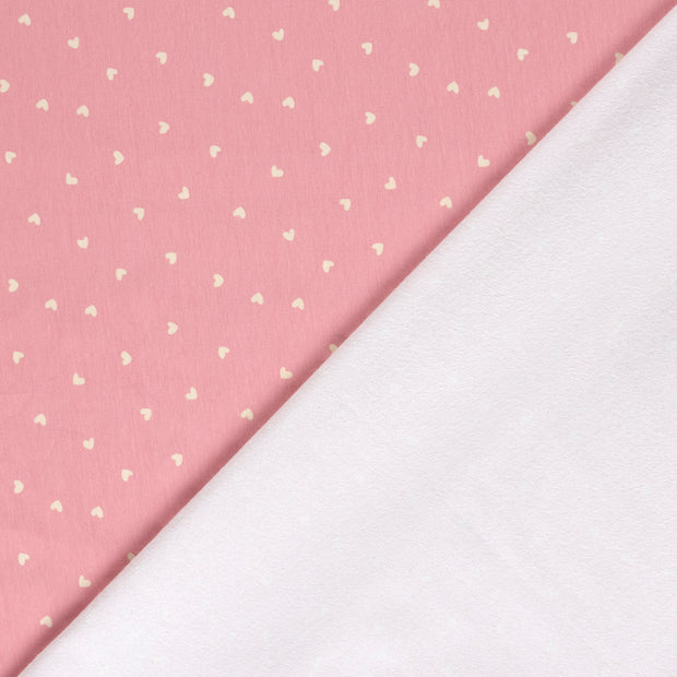  tissu cœurs imprimé 