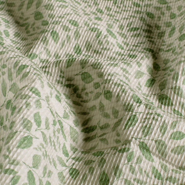 Waffle piqué fabric Mint