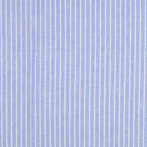 Chambré fabrik Streifen Babyblau