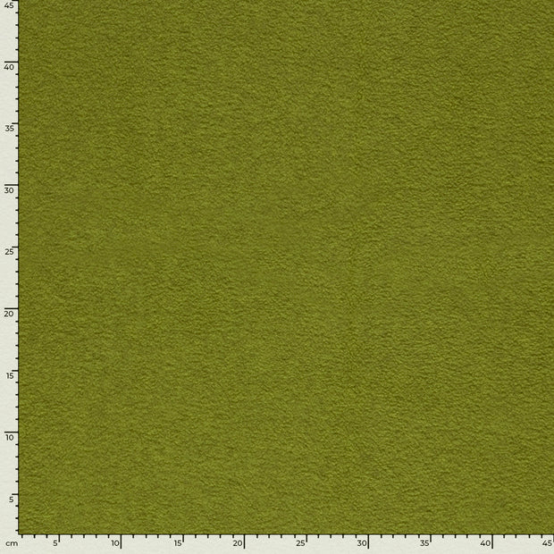 Fleece fabric Melange Green