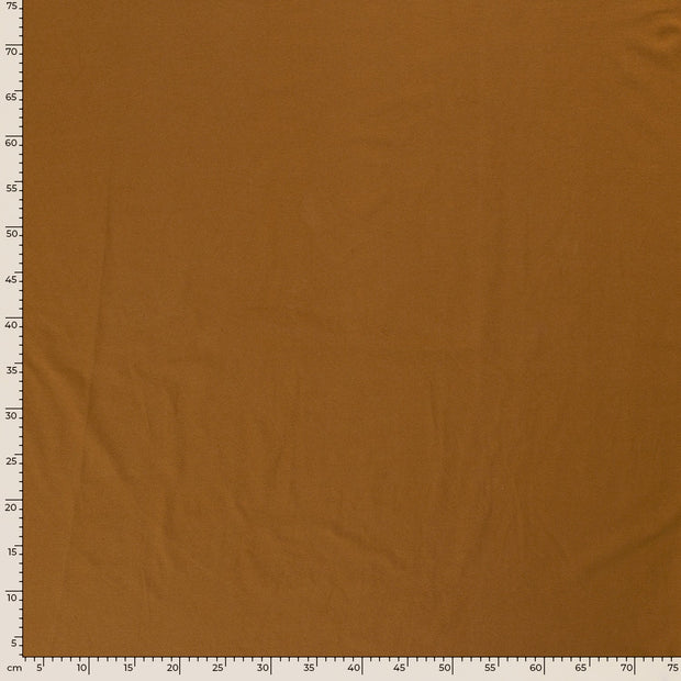 Jersey fabric Unicolour Caramel