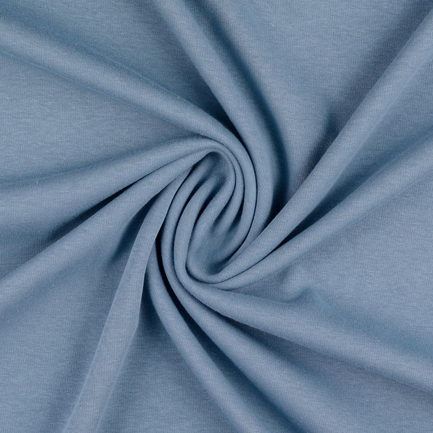 Polaire des Alpes tissu Bleu clair brossé 