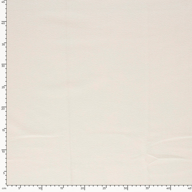 Fleece fabric Unicolour Off White