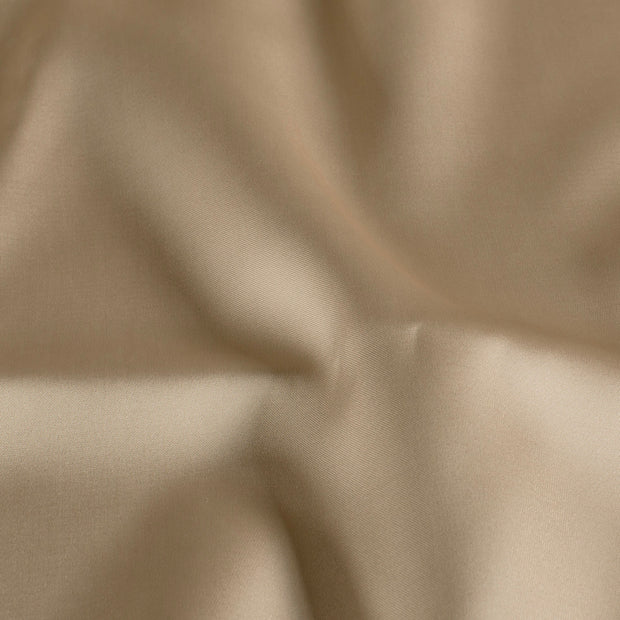 Satin fabric Unicolour Beige