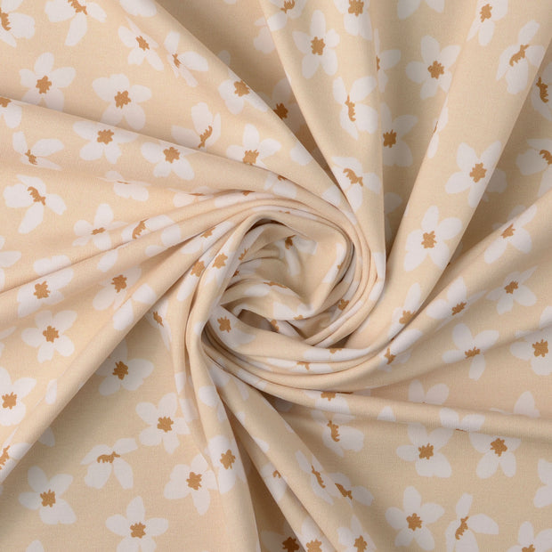 French Terry tissu Beige 