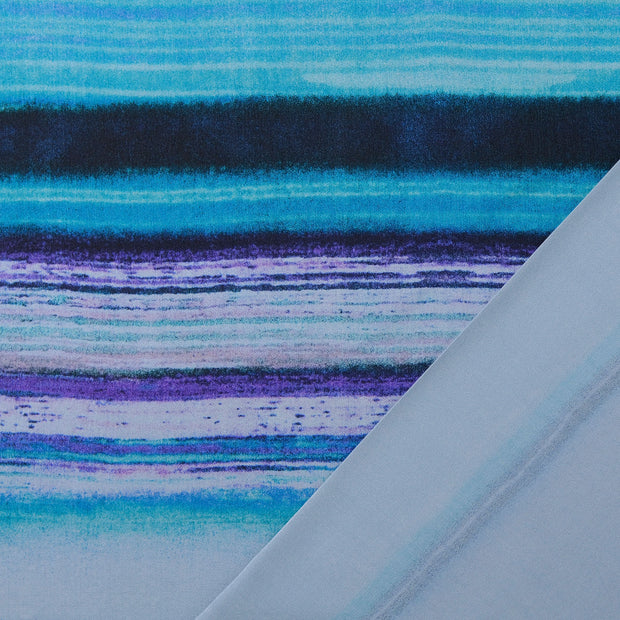 Viscose Satin fabrik Königsblau digital bedruckt 