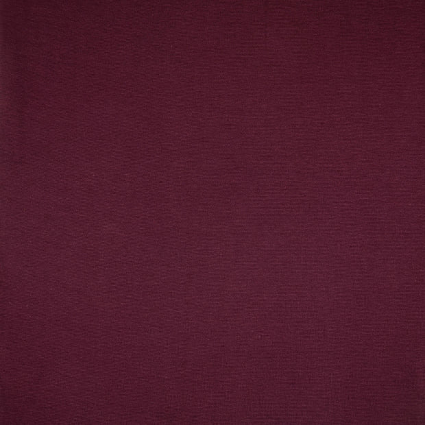Heavy Knit fabrik Uni Weinrot