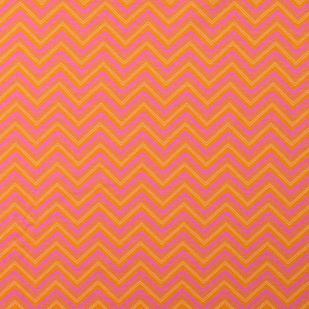 Jersey fabric Zigzag Oker