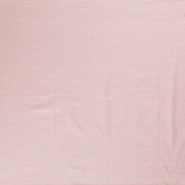 Jersey de Coton Fil Teint tissu rayures Mauve