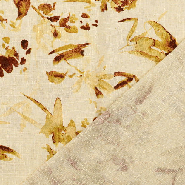  fabric brown digital printed 