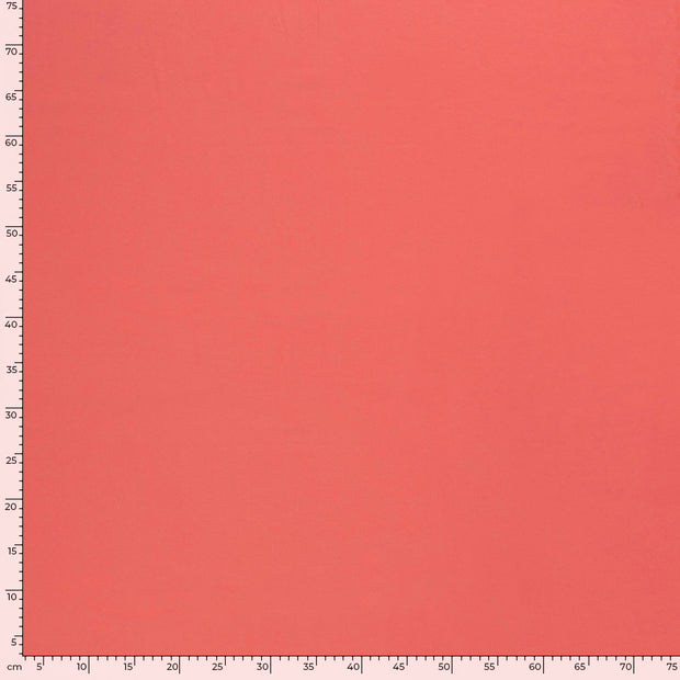 Jersey fabric Unicolour Coral