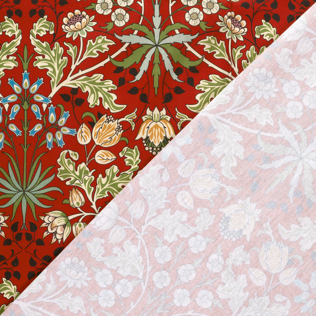 Panama tissu fleurs imprimé numérique 