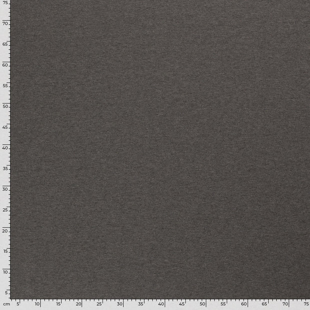 French Terry tissu Melange Gris