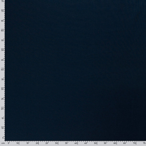 Sergé tissu Unicolore Bleu Marine