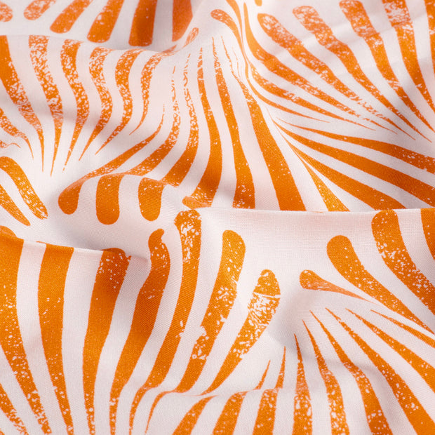 Bambus Poplin fabrik Muscheln Orange