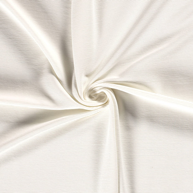 Ottoman jersey fabric Off White 