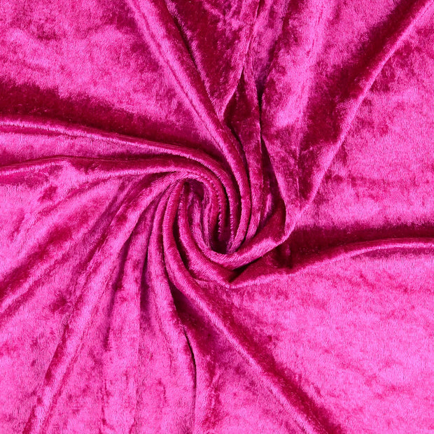 Velours fabrik fuchsia 