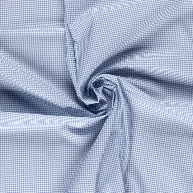 Cretonne tissu Bleu clair imprimé numérique 