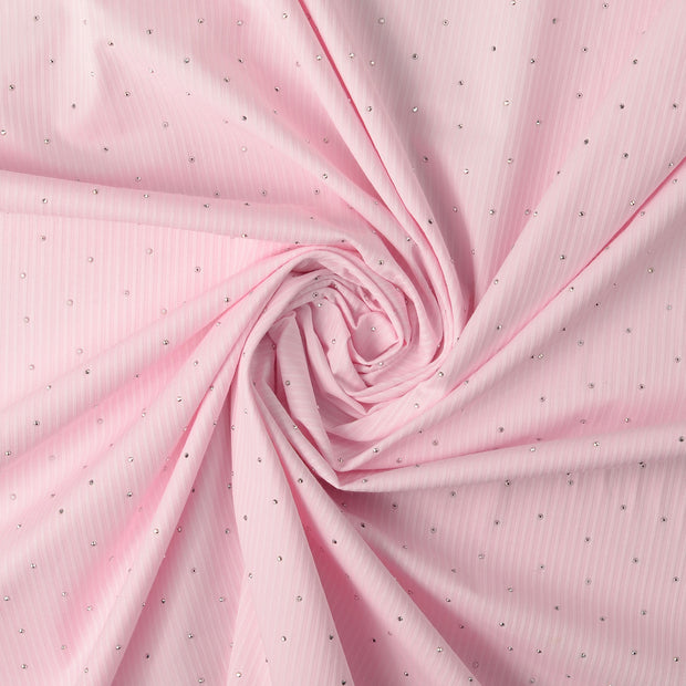 Woven Polyester fabric Light Pink 