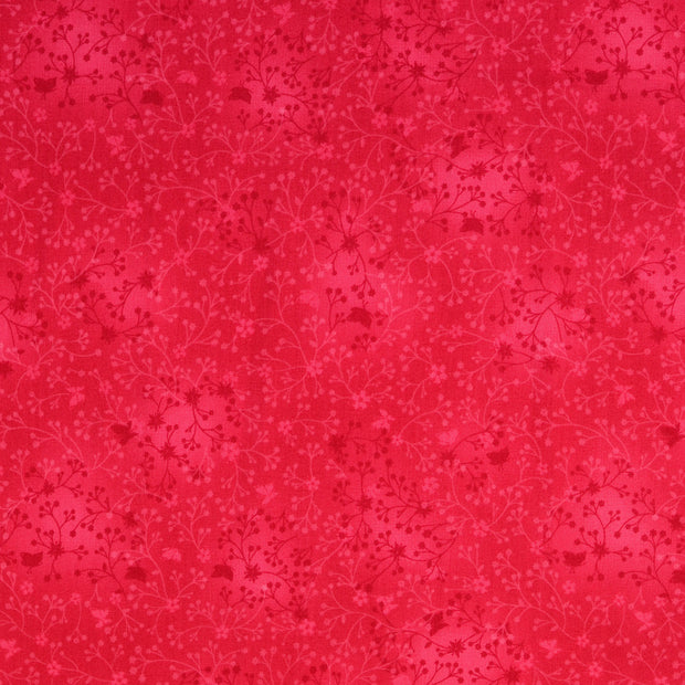  tissu Batique bordeaux