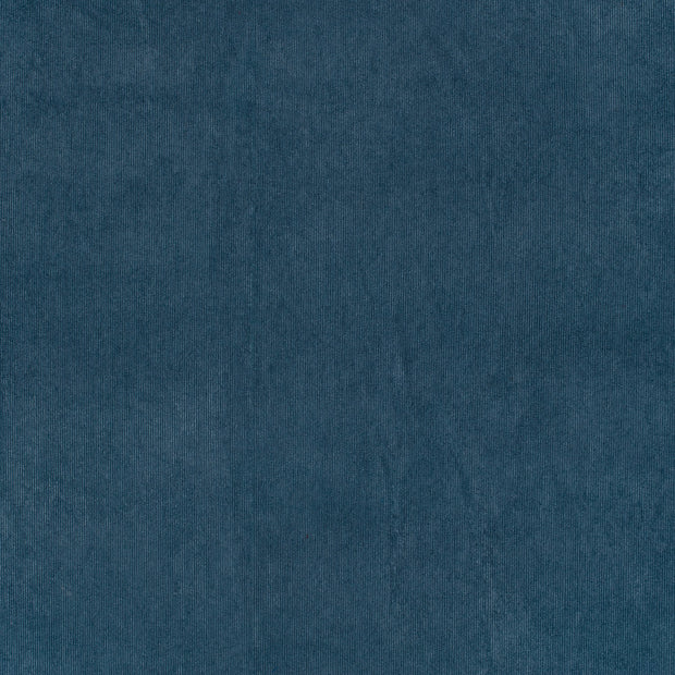 Babycord Stretch 21w fabric Indigo matte 