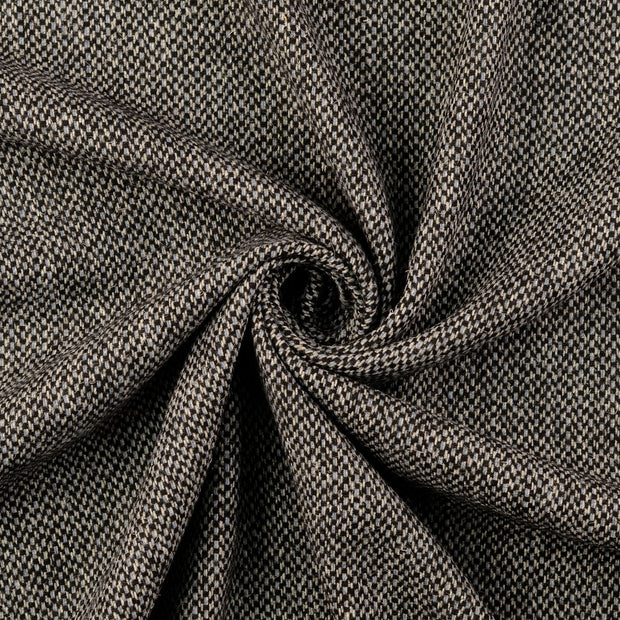 Tweed fabrik Schwarz 