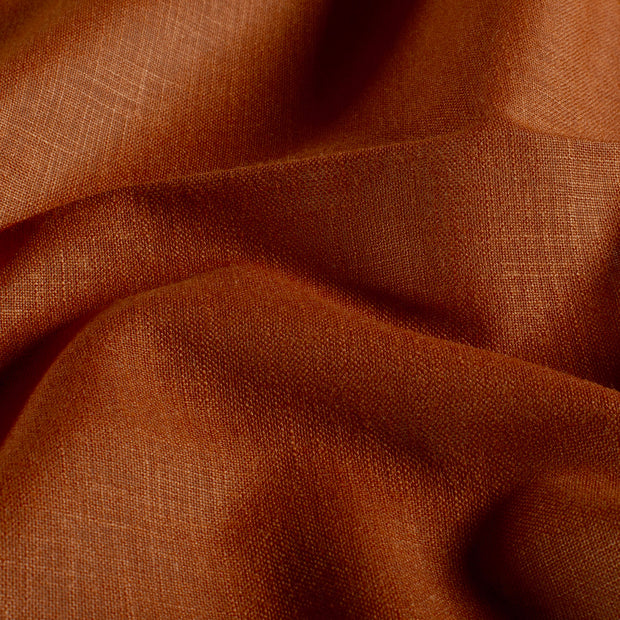 Woven Polyester fabric Unicolour Brique