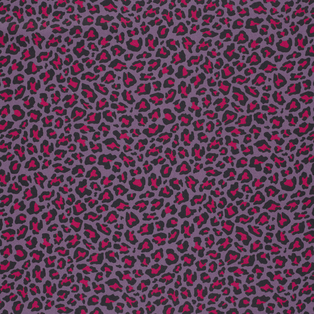 Popeline de Coton tissu Pourpre mat 