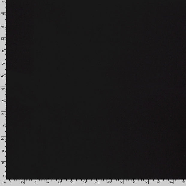 Moss Crêpe fabric Unicolour Black