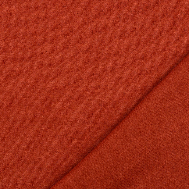 Heavy Knit fabrik Melange gebürstet 