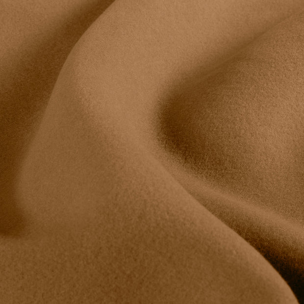 Mantel Wool Touch fabric Unicolour Camel