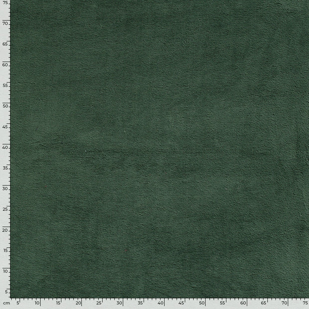 Bamboo Fleece fabric Unicolour Dark Green
