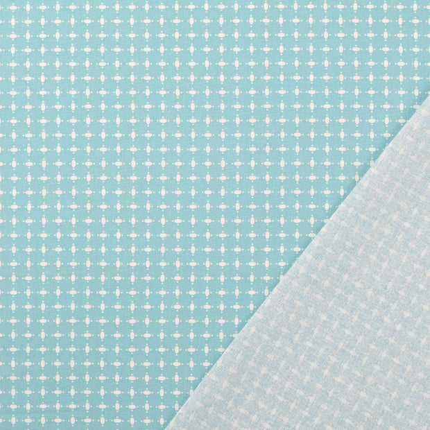 cretonne tissu menthe 