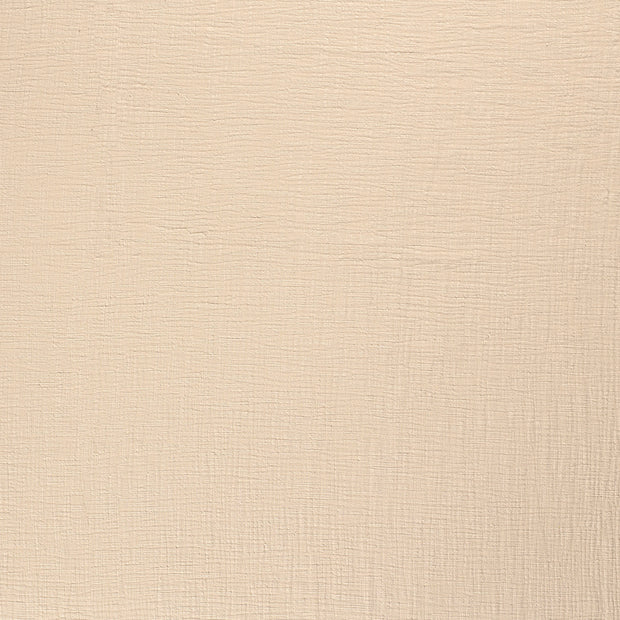 double gaze tissu Unicolore Beige