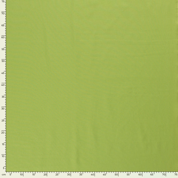 Cretonne tissu Unicolore Vert Citron
