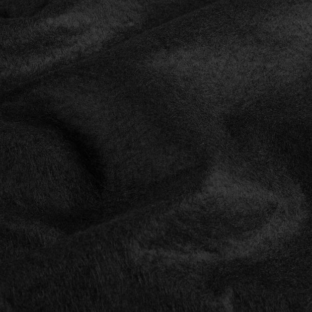 Felt fabric Unicolour Black