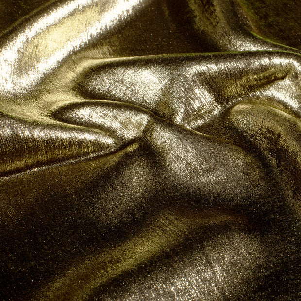 Satin fabric Unicolour Gold