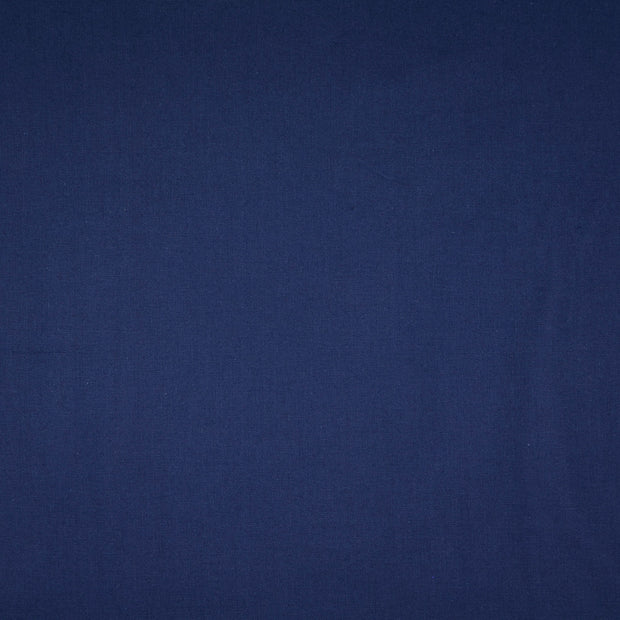 Cretonne tissu Unicolore Bleu Marine