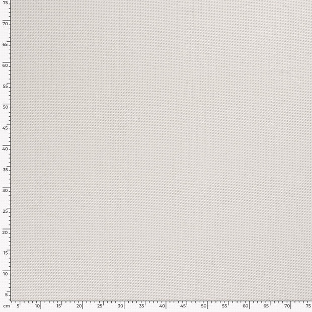 Knitted Waffle fabric Unicolour Light Grey