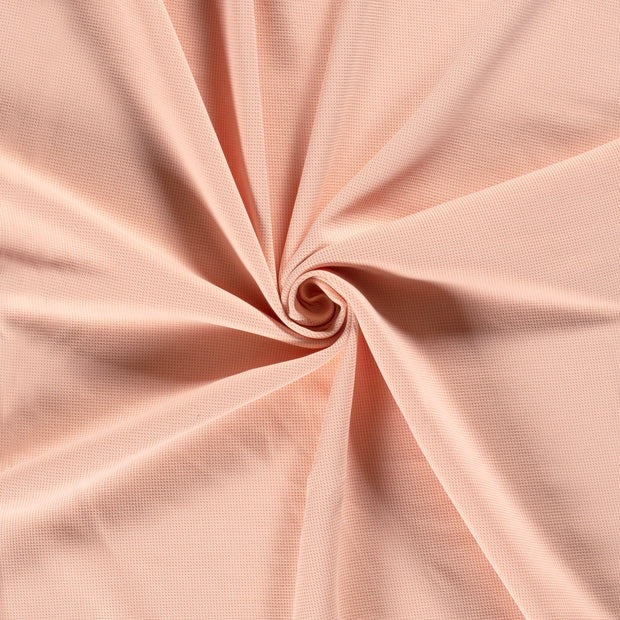 Knitted Waffle fabric Salmon 