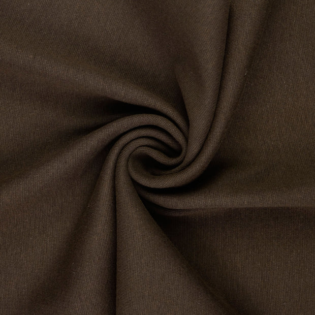 Heavy Knit tissu marron 