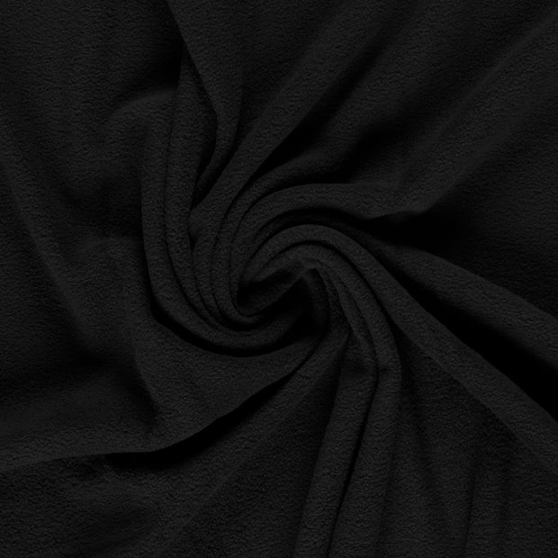 Fleece fabric Black 