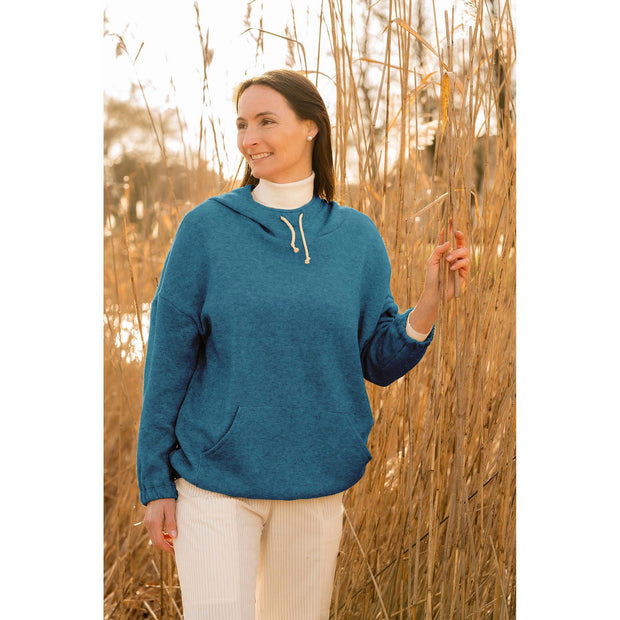 Heavy Knit tissu Melange brossé 