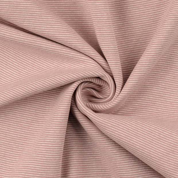 Bündchen Yarn Dyed fabrik Hellmauve matt 