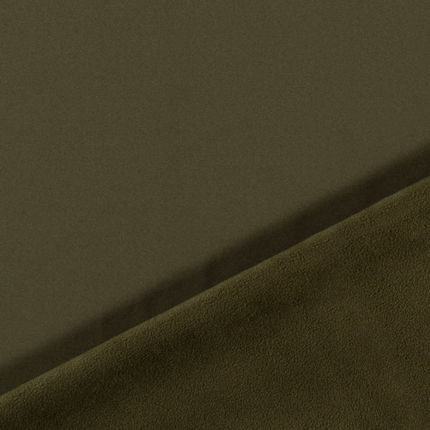 Softshell fabrik Khaki-Grün mit abseite 