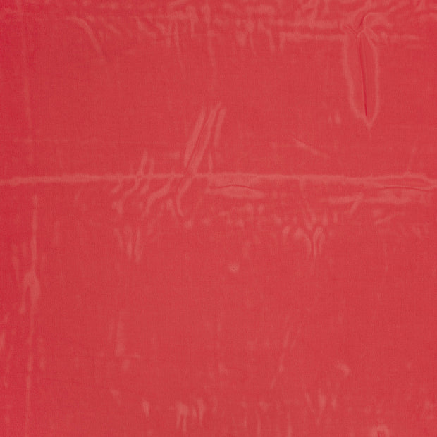 chiffon tissu Unicolore Rouge