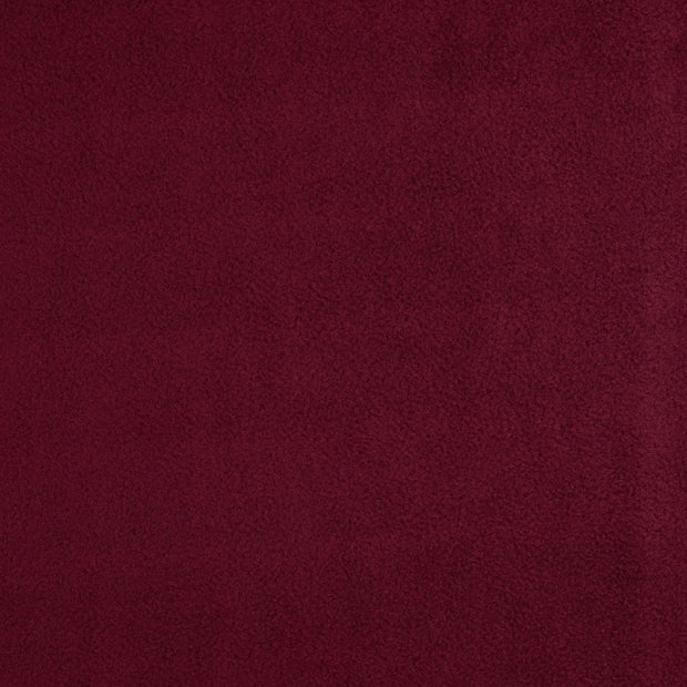 Polar Fleece fabrik Bordeauxrot weich 