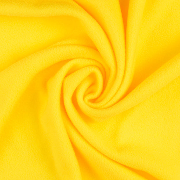Polar Fleece fabrik gelb gebürstet 