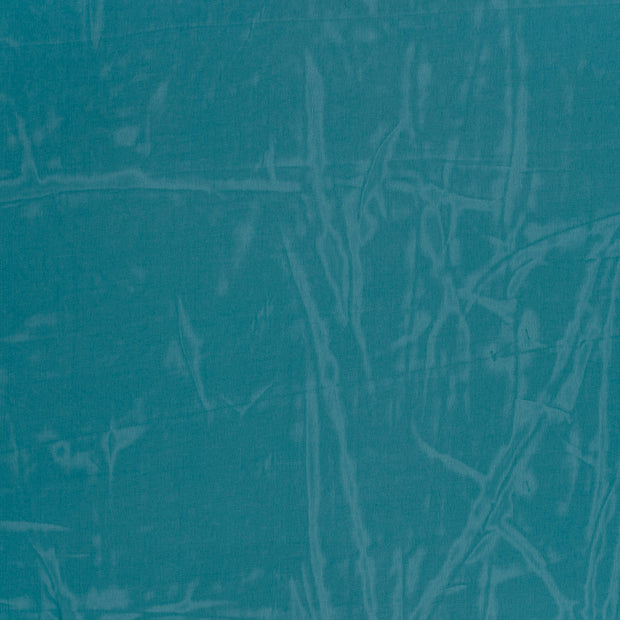 chiffon tissu Unicolore Bleu Canard