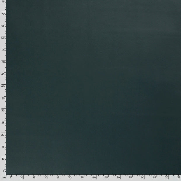Artificial Leather fabric Unicolour Petrol